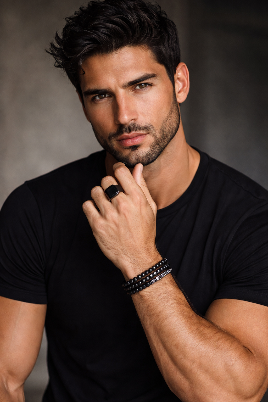 Homme confiant
