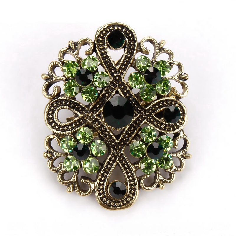 Broche vintage fleurie