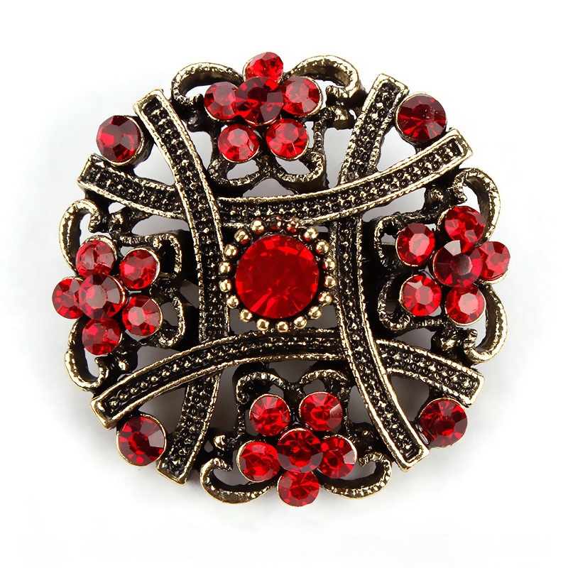 Broche vintage fleurie
