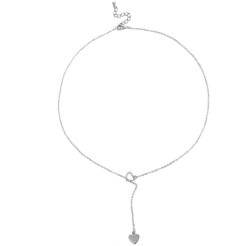 Collier discret petit coeur