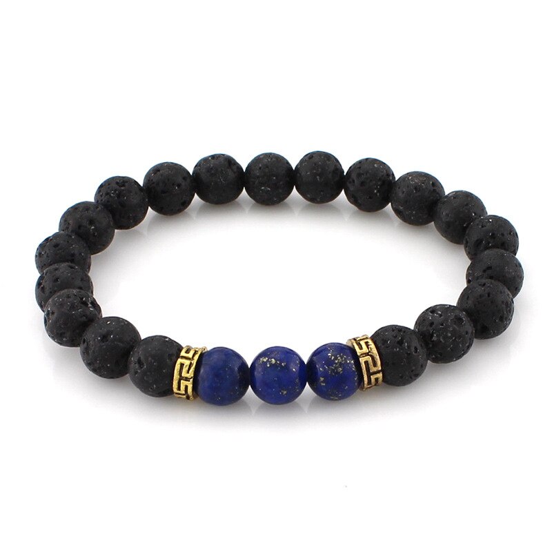 Armband aus Lavastein