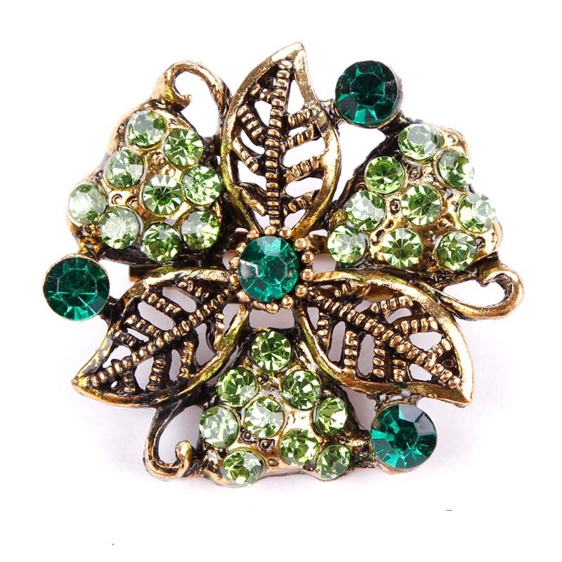 Broche vintage fleurie