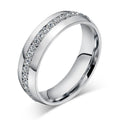Bague intemporelle avec zircon