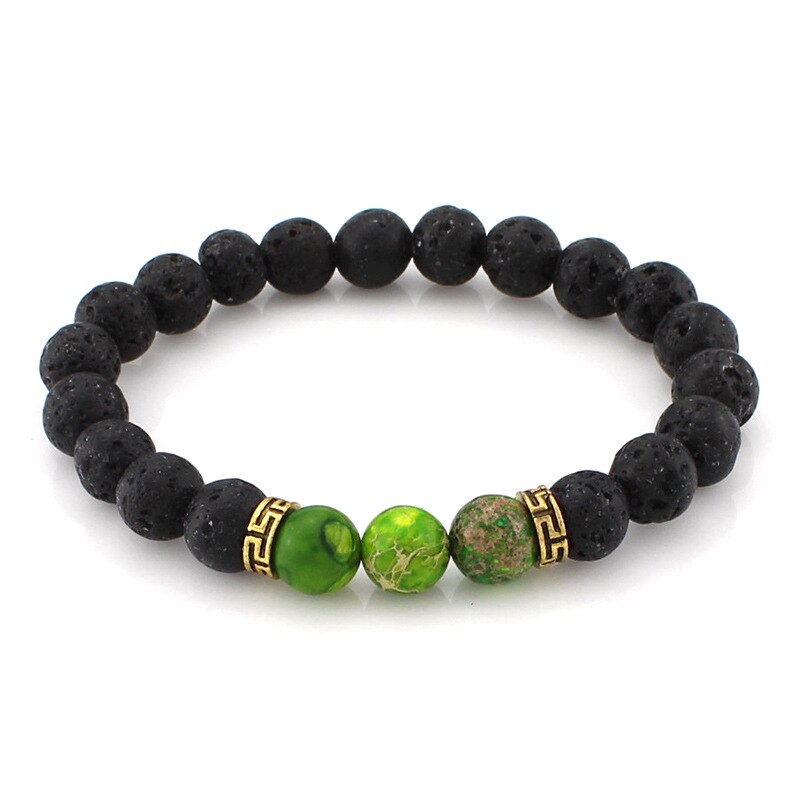 Armband aus Lavastein