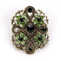 Broche vintage fleurie