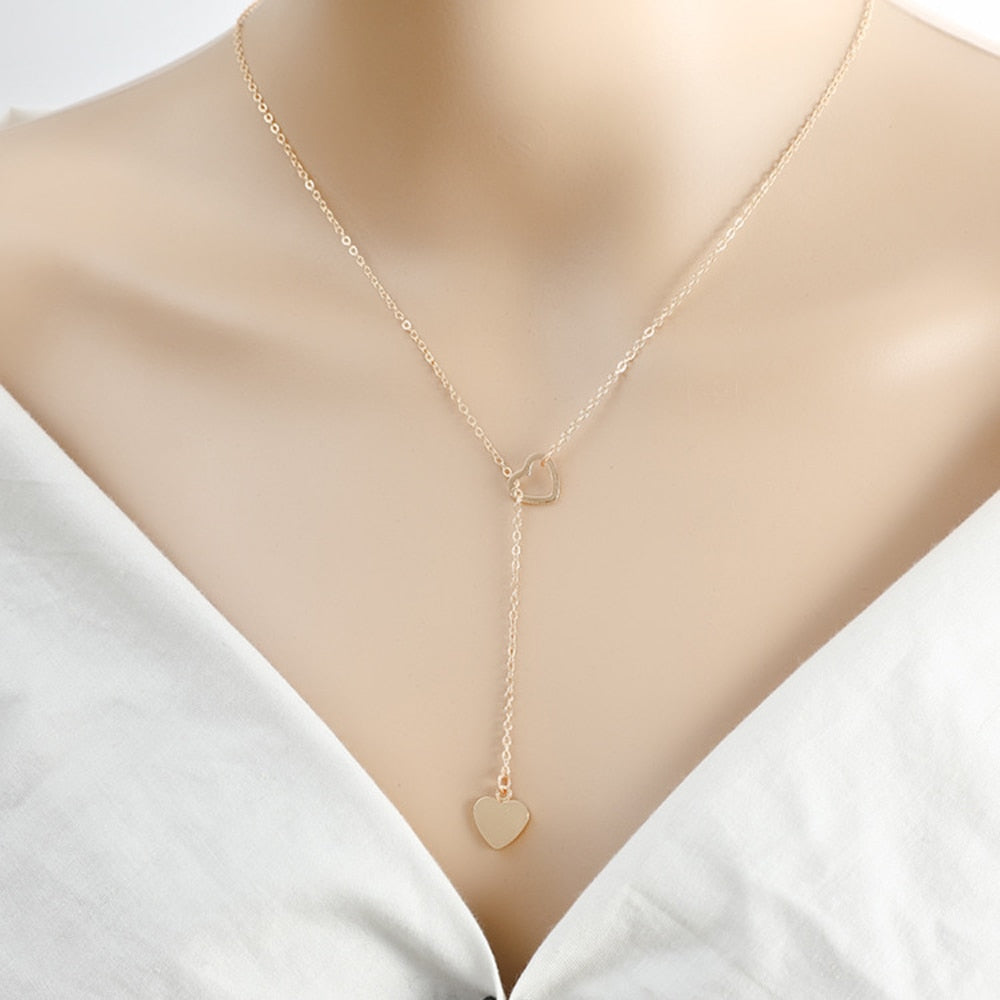 Collier discret petit coeur