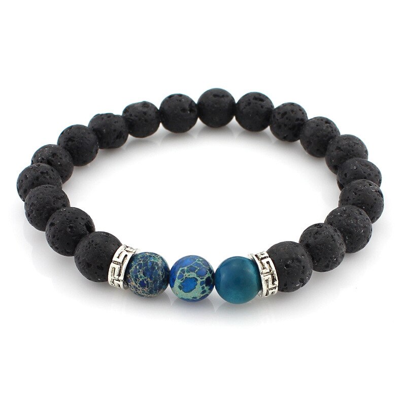 Armband aus Lavastein