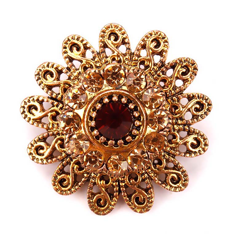 Broche vintage fleurie
