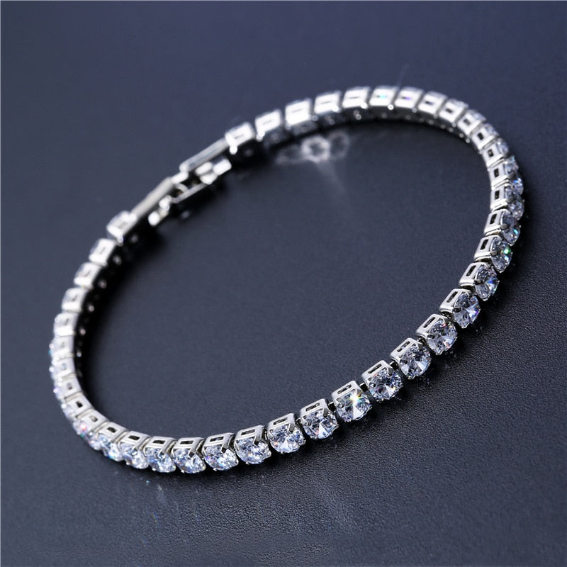 Superbe bracelet zircons