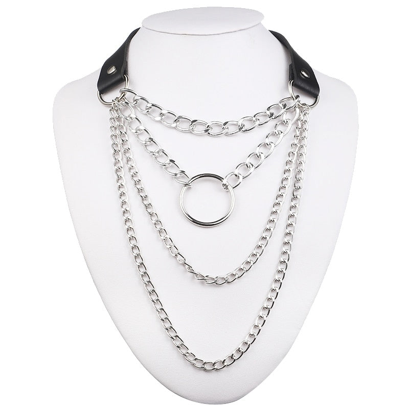 Collier style punk