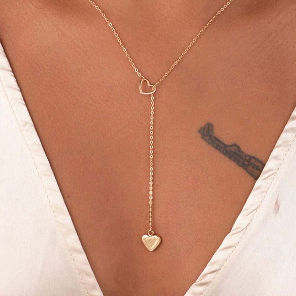Collier discret petit coeur