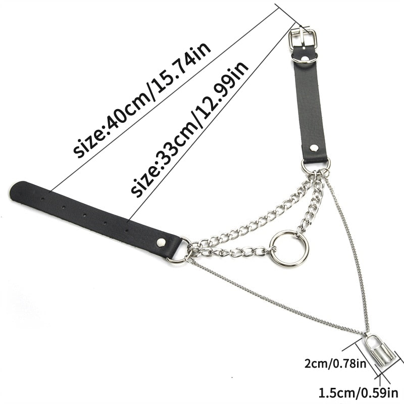 Collier style punk