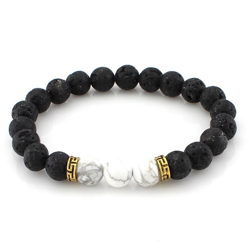 Armband aus Lavastein
