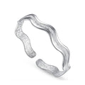 Bracelet "vague" en argent