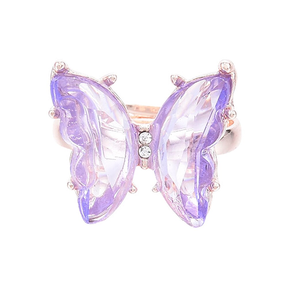 Bague papillon ajustable