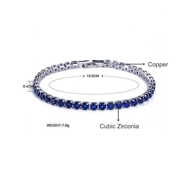 Superbe bracelet zircons