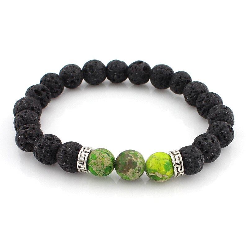 Armband aus Lavastein