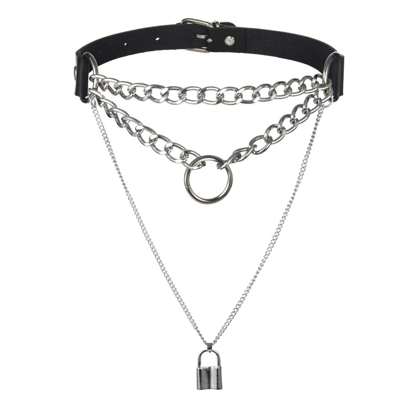 Collier style punk