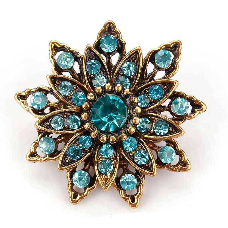 Broche vintage fleurie