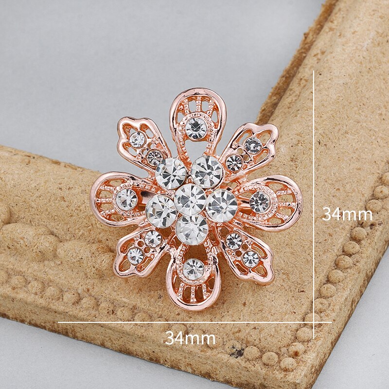 Broche vintage fleurie