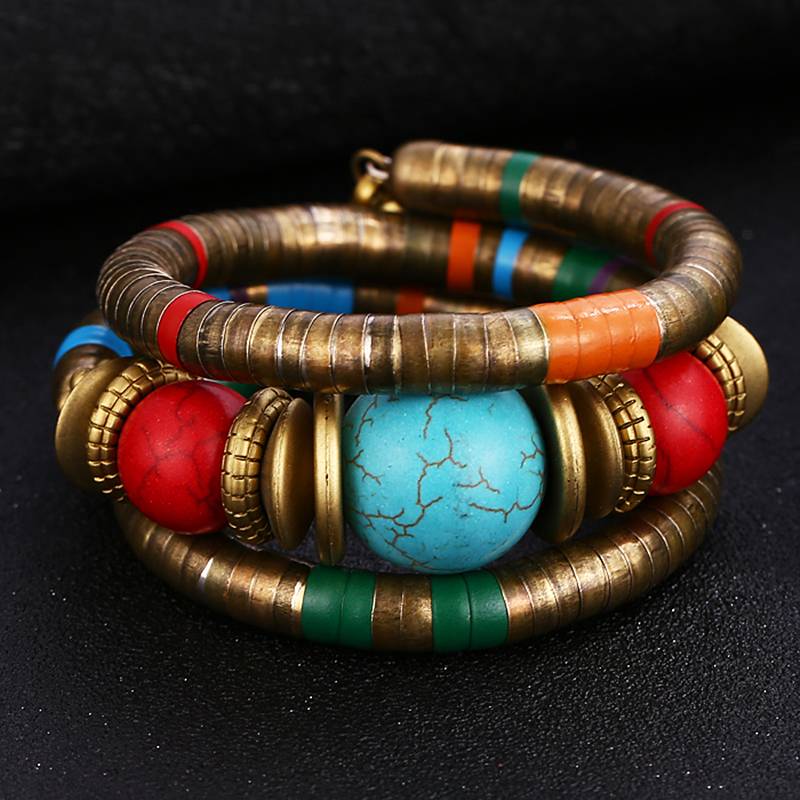 Women's African Style Snake Bracelet