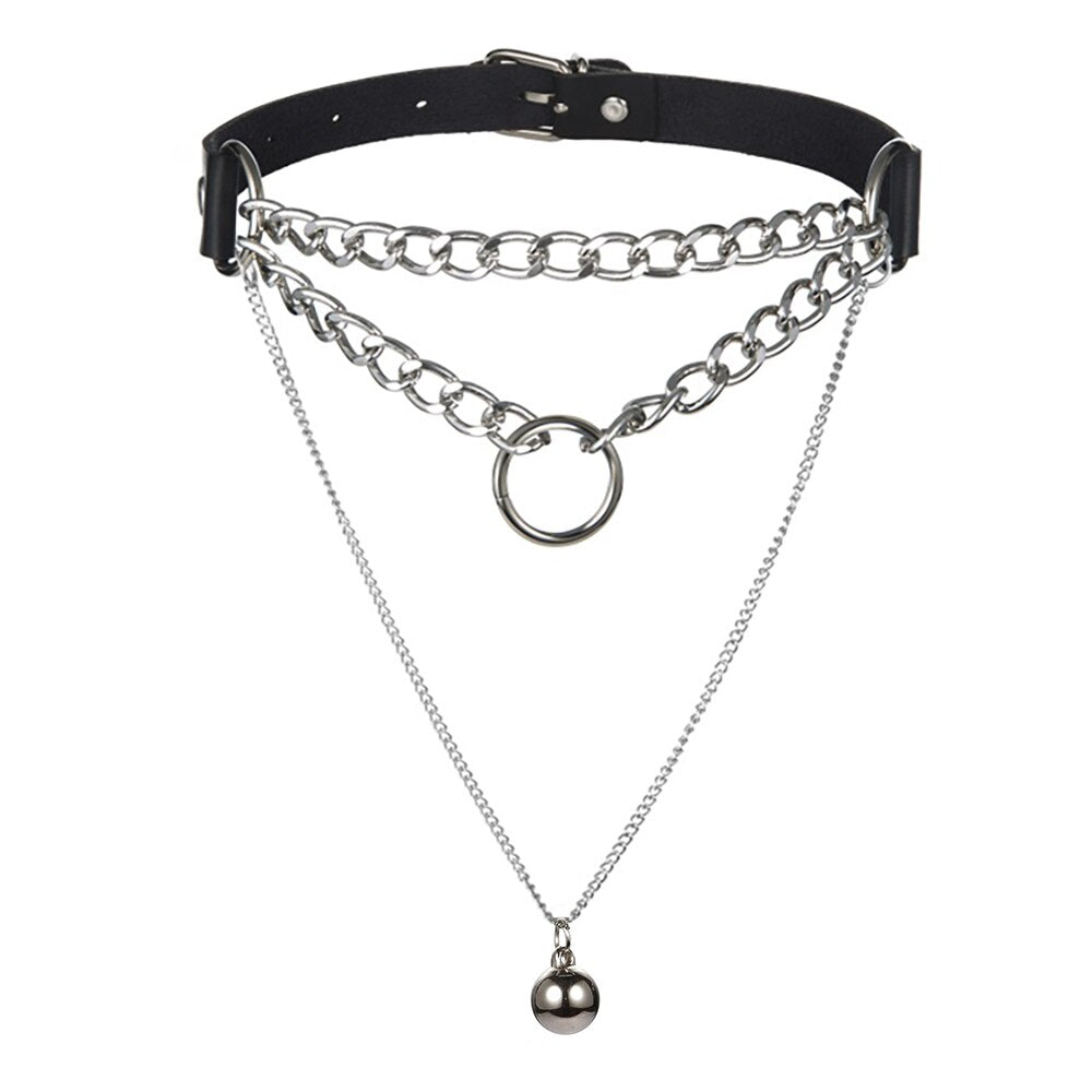 Collier style punk