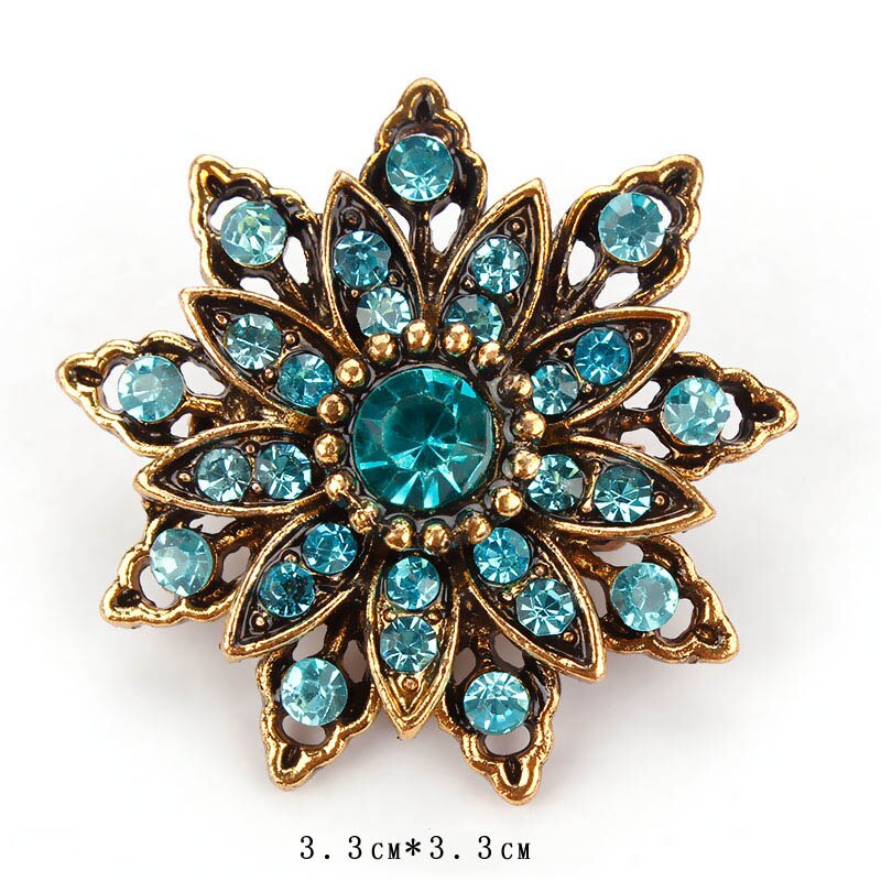 Broche vintage fleurie